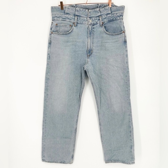 AGOLDE Lettuce Waistband Reworked High Rise Fitted 90s - Picture 2 of 7